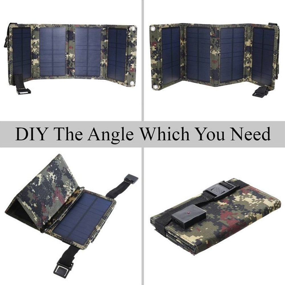 2E portable solar panel, 36 W, USB-С 20W, USB-A 18W