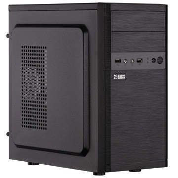 2E Computer case BASIS (RD850) MiniT, Micro ATX,Mini ITX,2xUSB2.0,1xUSB3.0,1x120mm ARGB,acrylic,(side panel), without PSU, black