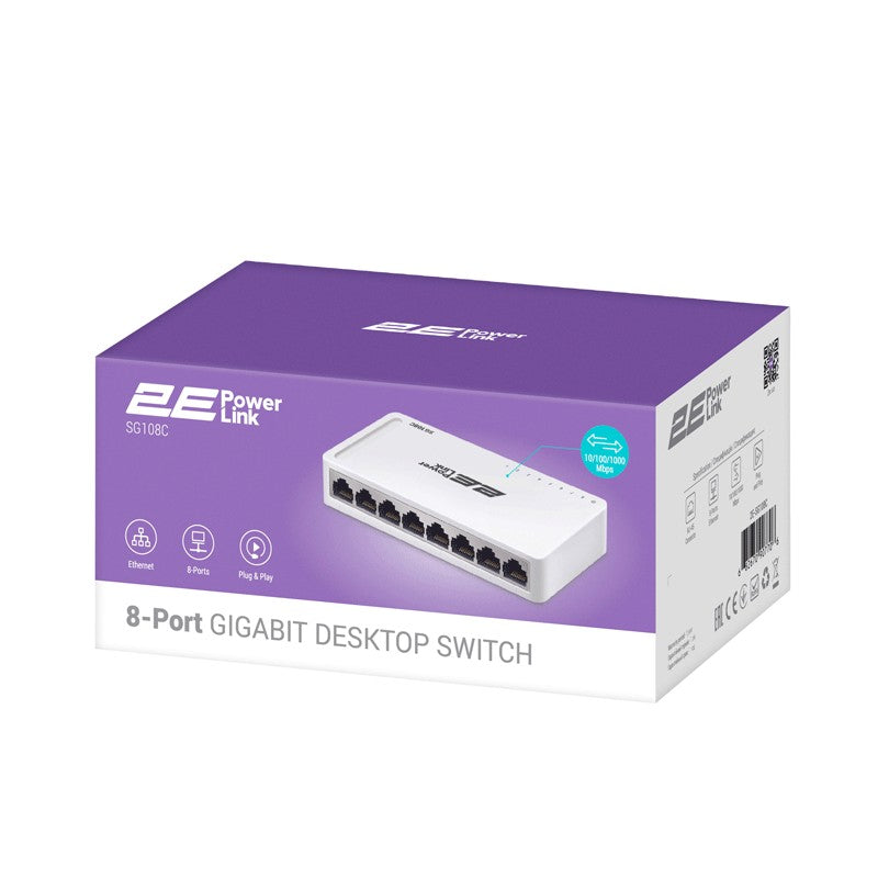2E PowerLink Switch SF105C 5xFE, Unmanaged