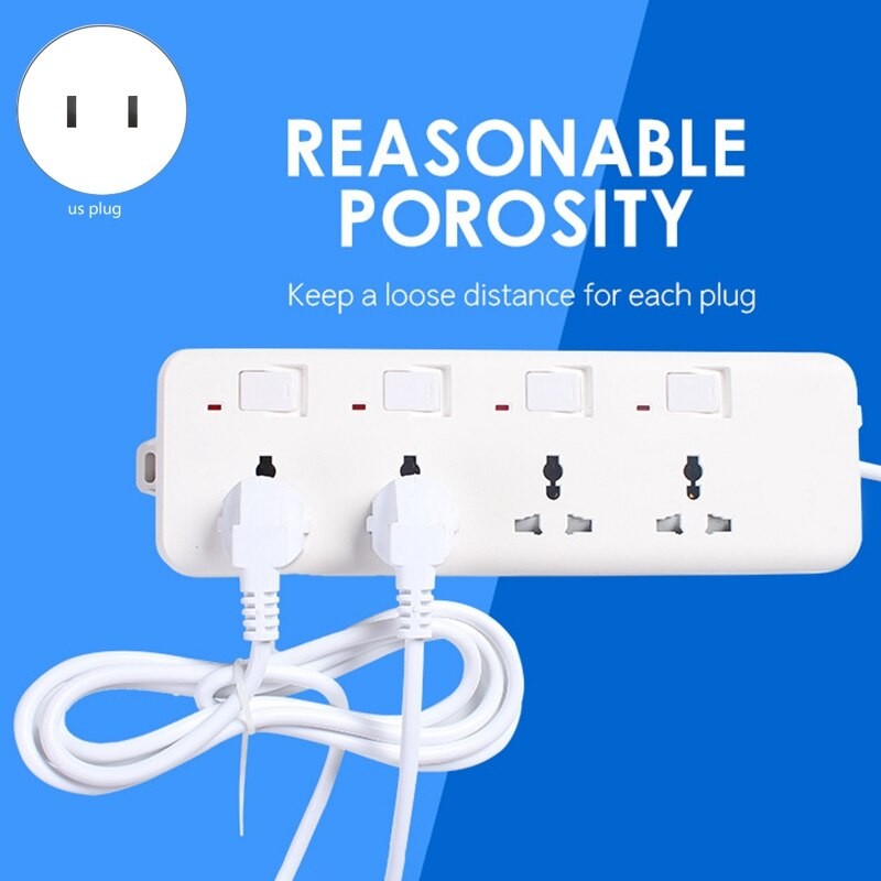 2E Power strip with surge protection, 3m, 6xTypeF, 16A, 2xUSB-A, 1xUSB-C, black