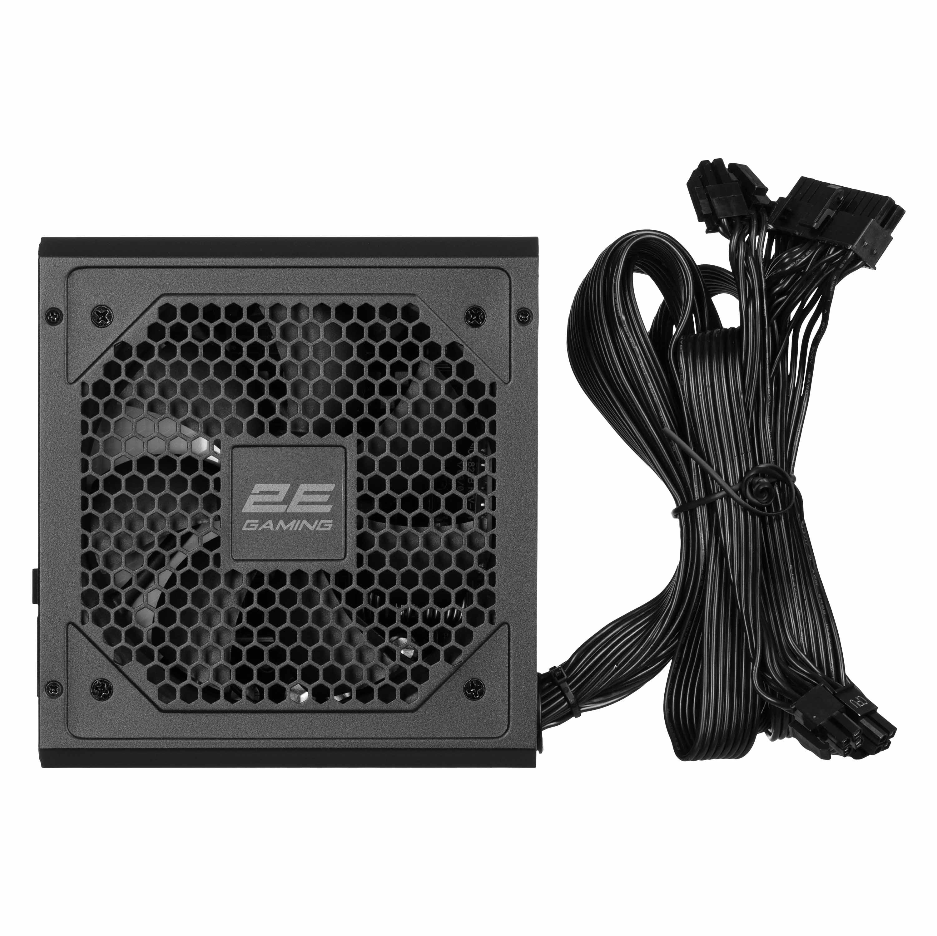 2E GAMING PSU Solid Power Pro (850W), >85%, 80+ Bronze, 120mm, 1xMB 24pin(20+4), 2xCPU 8pin(4+4), 3xMolex, 6xSATA, 4xPCIe 8pin(6+2), 1x12VHPWR, Semi M