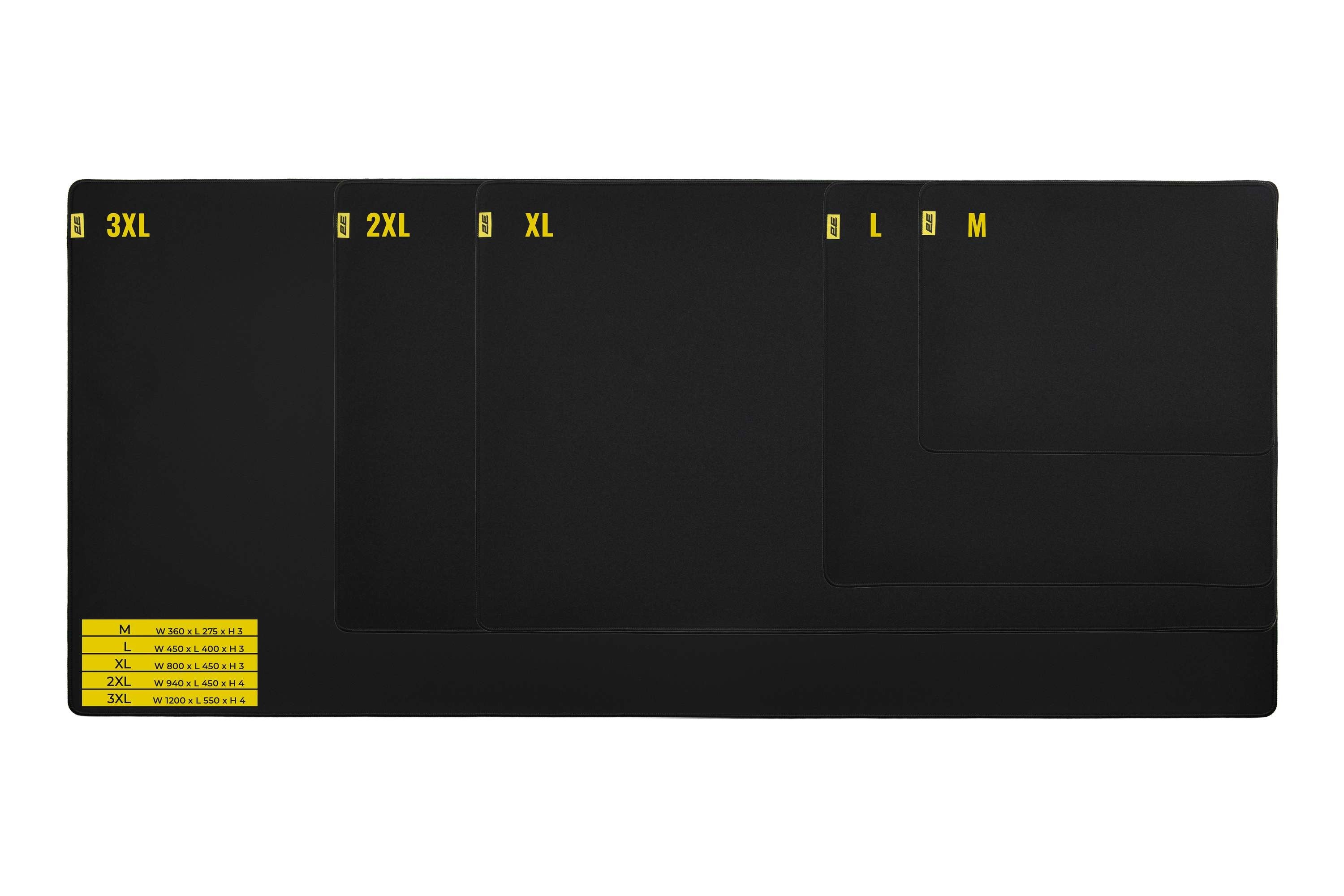 2E GAMING PRO Mouse Pad Speed, L (450x400x3mm), black