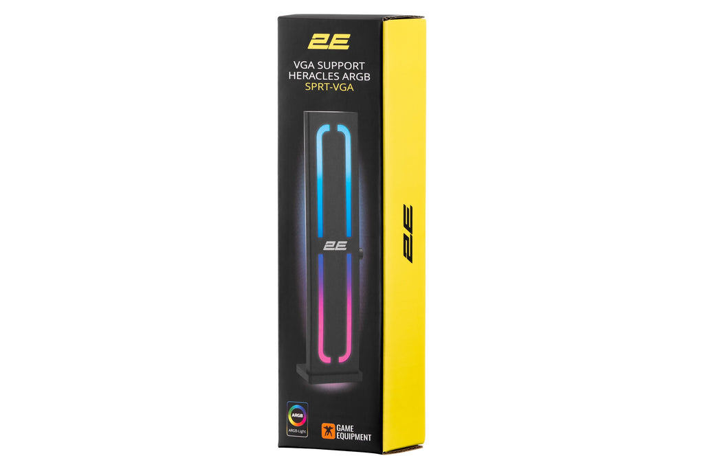 2E GAMING VGA support Heracles ARGB SPRT-VGA 5V 0.3A 1.5W 3pin ARGB Aluminum, black