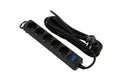 Power strip 2E 5XSchuko with switch, 3G*1.5mm2, 3m, white