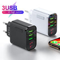 2Е Wall Charger USB QC3.0 DC5V/3A, Max 18W, white