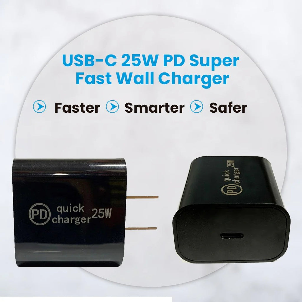 2E Wall Charger 25W USB-C PD, white