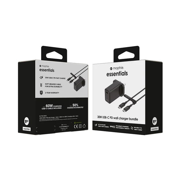 2E Wall Charger 30W USB-C PD, white