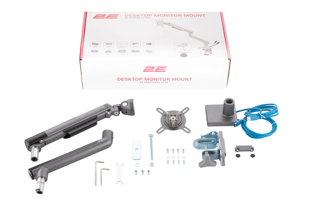 Desktop double monitor mount 2E Kiy