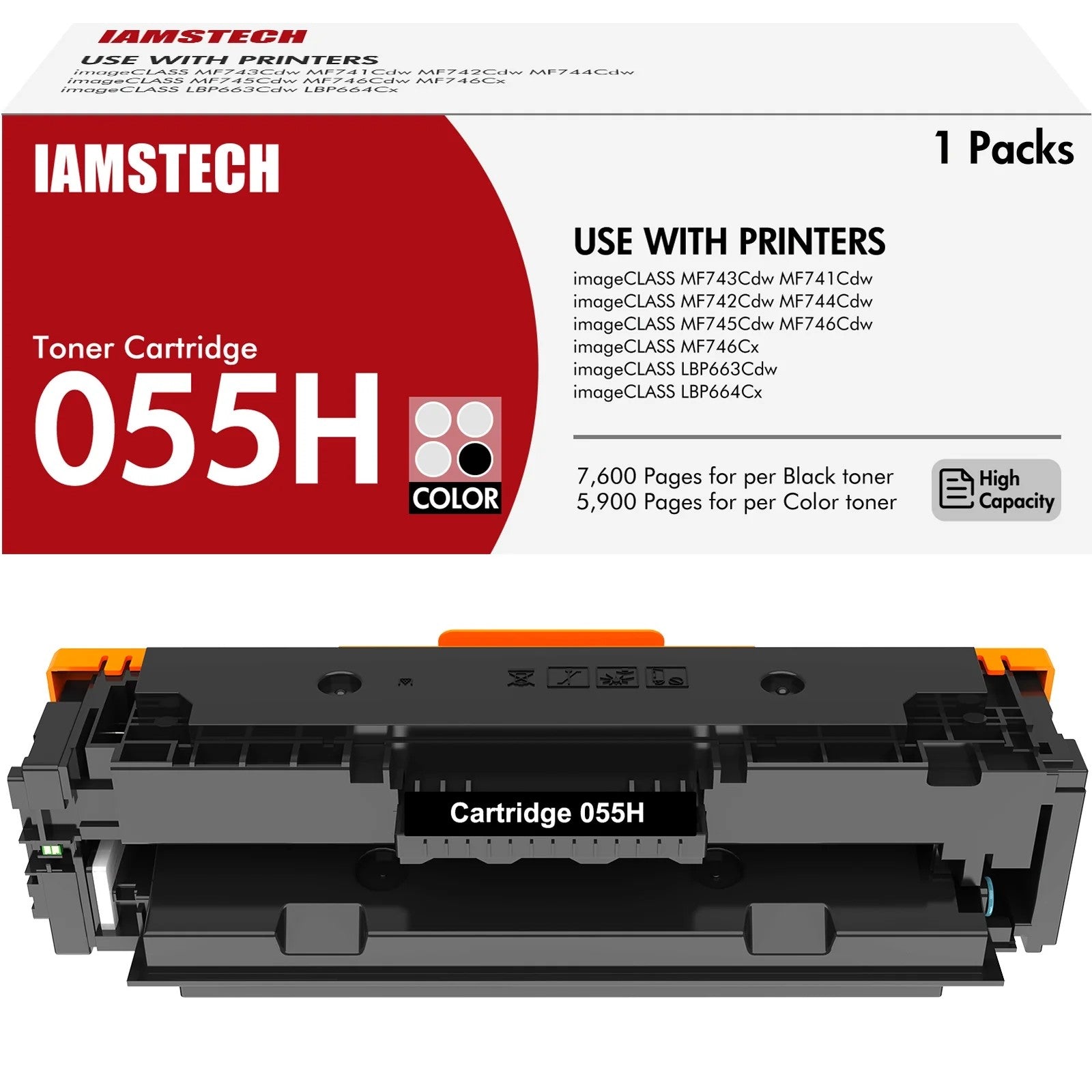 Canon CRG055 Y (LBP663Cdwi / LBP664Cx/ MF742Cdw/ MF744Cdw/ MF746Cx)