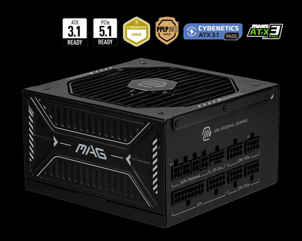 MSI PSU MAG A1000GLS PCIE5