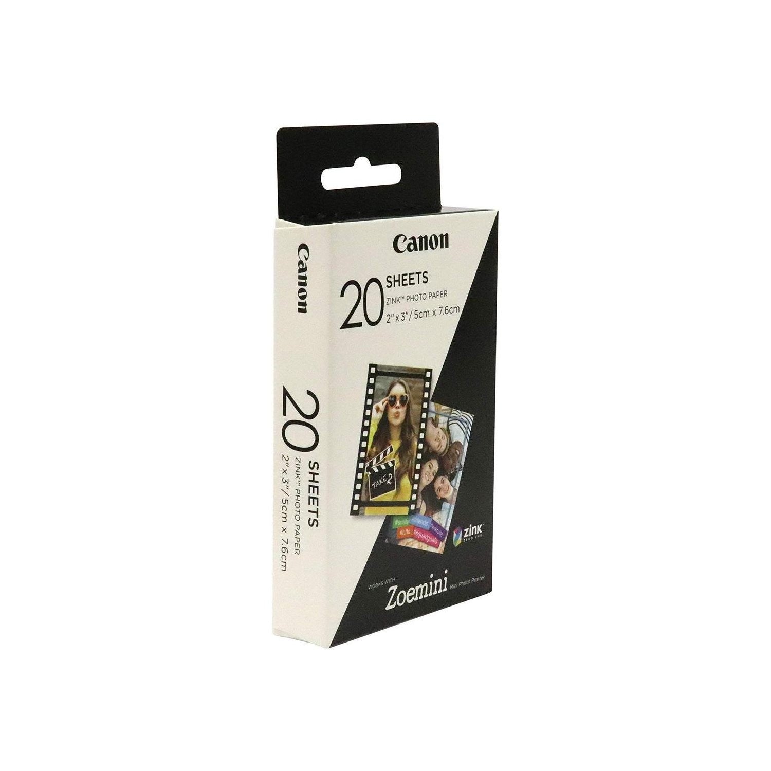 ZINK PAPER ZP-2030 20 SHEETS EXP HB For Zoemini