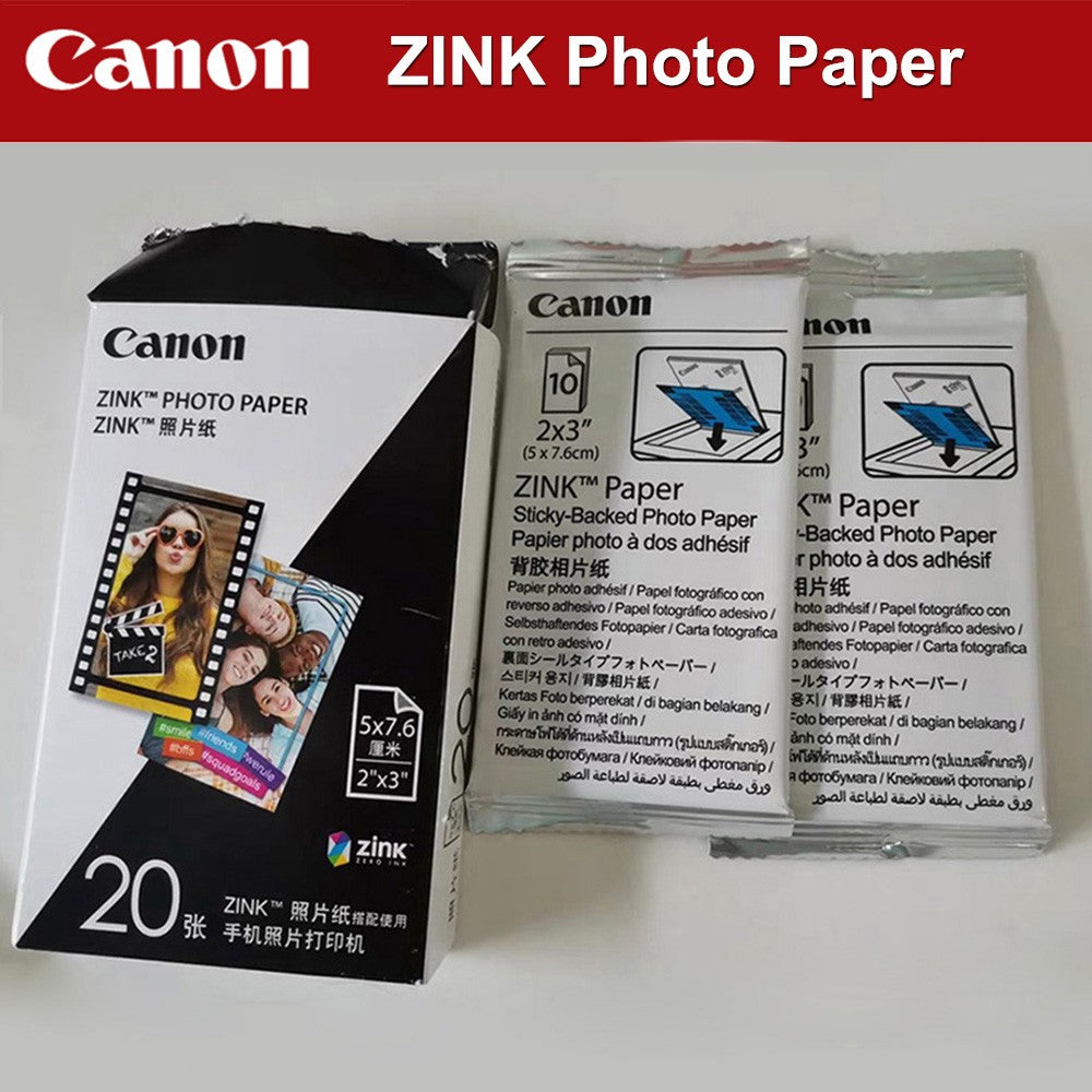 ZINK PAPER ZP-2030 20 SHEETS EXP HB For Zoemini