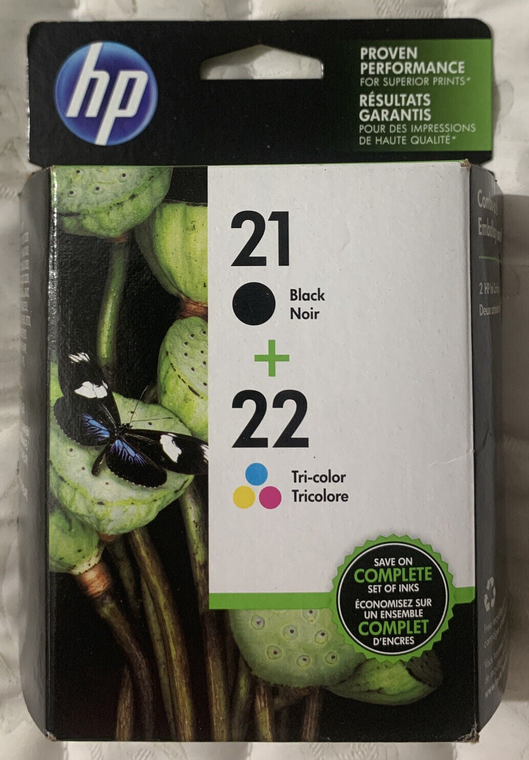 HP 22 Tri-color Original Ink Cartridge