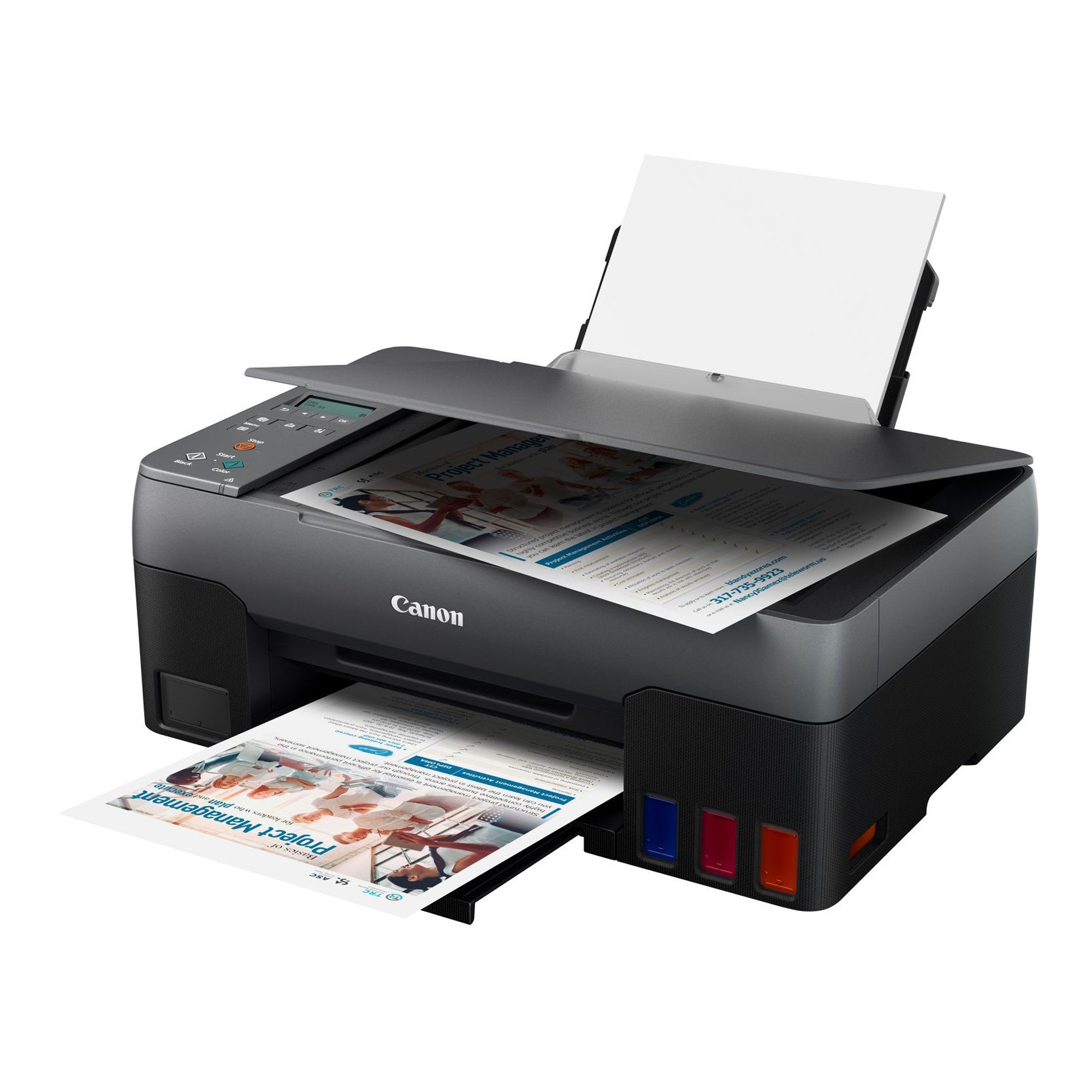 Canon MFP PIXMA G2420 An efficient multi-functional printer, with high yield ink bottles, Up to 4800 x 1200 dpi 2 FINE Cartridges (Black and Colour) R