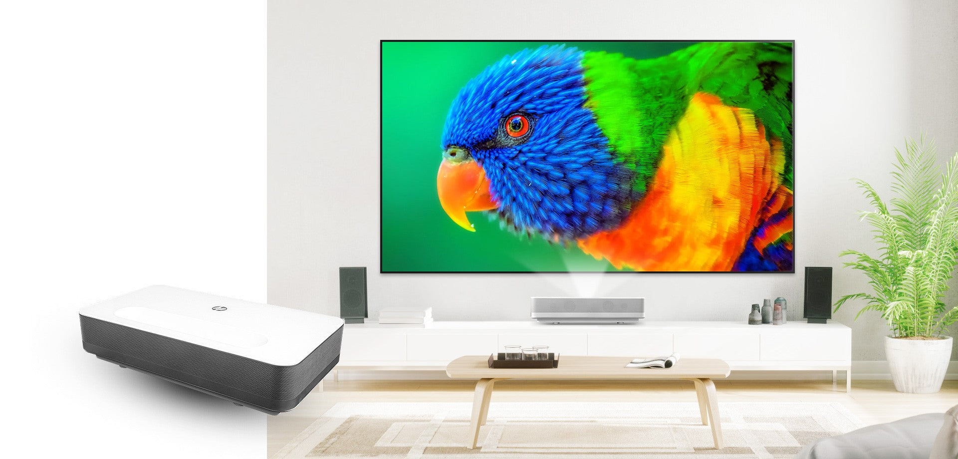HP projector MP2000PRO FHD, 1500 lm, LED, 1.2, WiFi, Aptoide