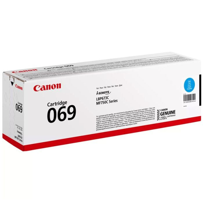 Canon Toner Cartridge CRG-069C for MF752Cdw/MF754Cdw/LBP673Cdw 1.900 pages