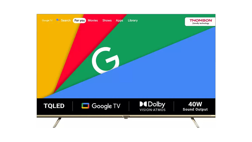 TV 50" Thomson LED 4K 60Hz Smart Google TV Black