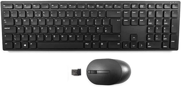DELL Pro Wireless Keyboard and Mouse - KM5221W - Russian (QWERTY) - Black