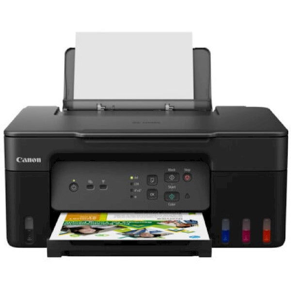 Canon MFP PIXMA G3430 An efficient multi-functional printer, with high yield ink bottles, printing : Up to 4800 x 1200 dpi 2 FINE Cartridges (Black an