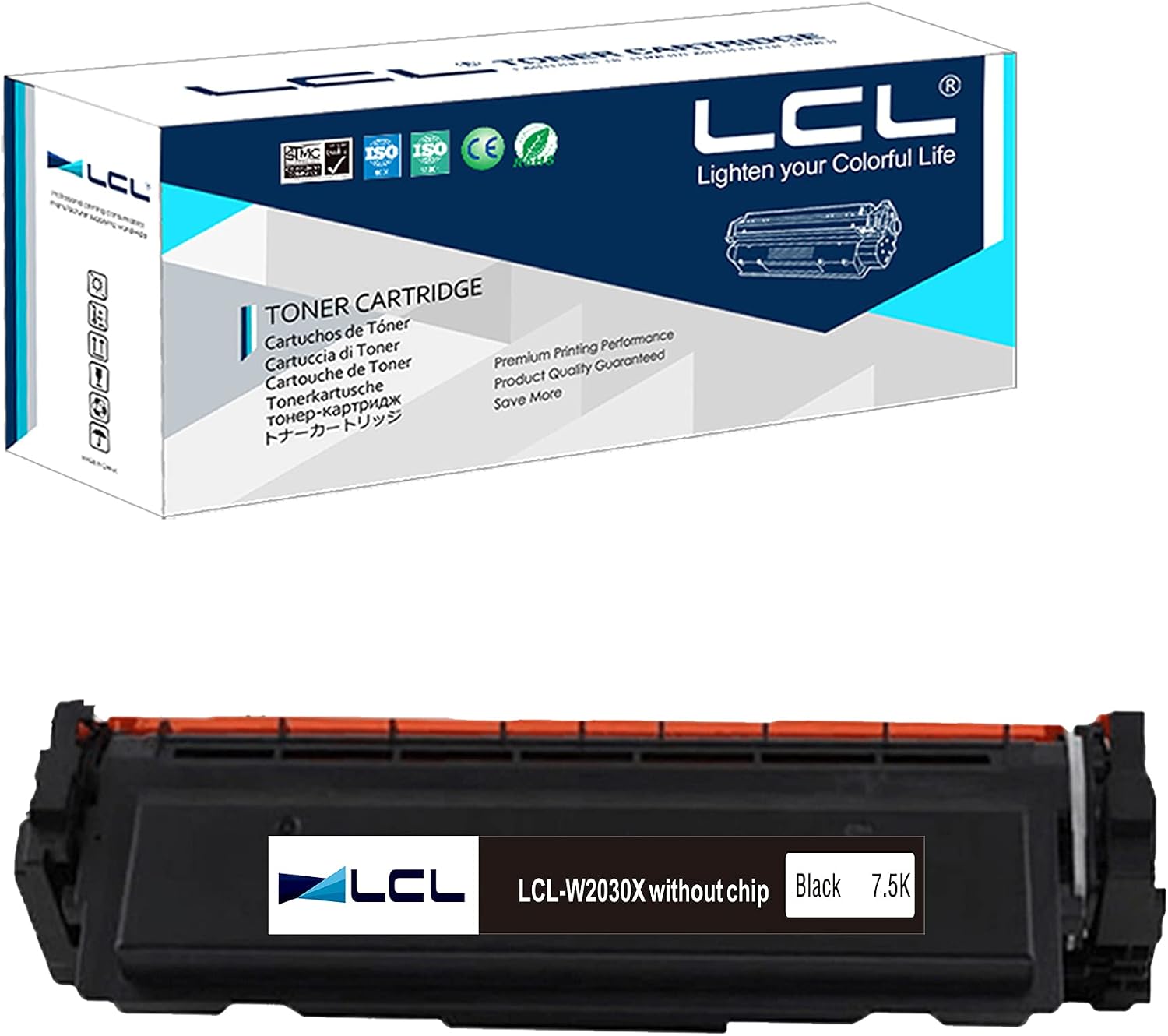 Color toner cartridge W2030X NO CHIP (7500 p)