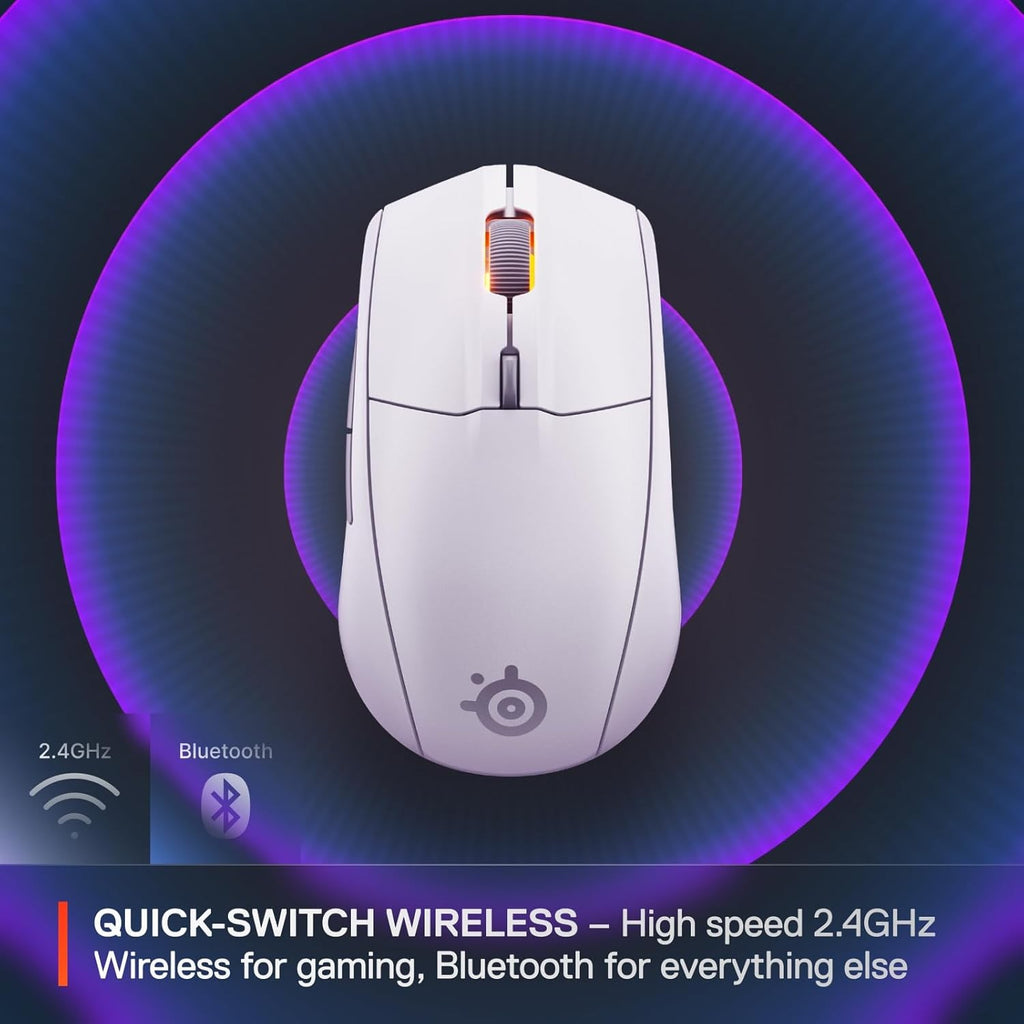 SteelSeries Mouse Rival 3 Gen 2, RGB, USB-A, white