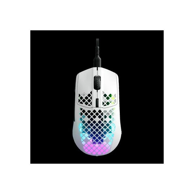 SteelSeries Mouse Aerox 3, RGB, USB-A, Snow
