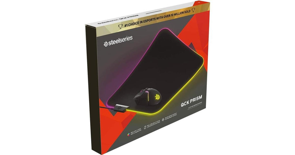 SteelSeries Mouse Pad QcK Prism Cloth RGB M (900x300x4mm), black