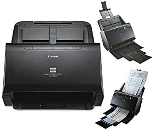 Canon imageFORMULA DR-S250N /Front / Back / Duplex / 50ppm / 600dpi/ From 6,000 to 9,000 scans/day / RJ45