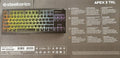 SteelSeries Keyboard membrane Apex 3 TKL, 84key, USB-A, EN, RGB, lavender