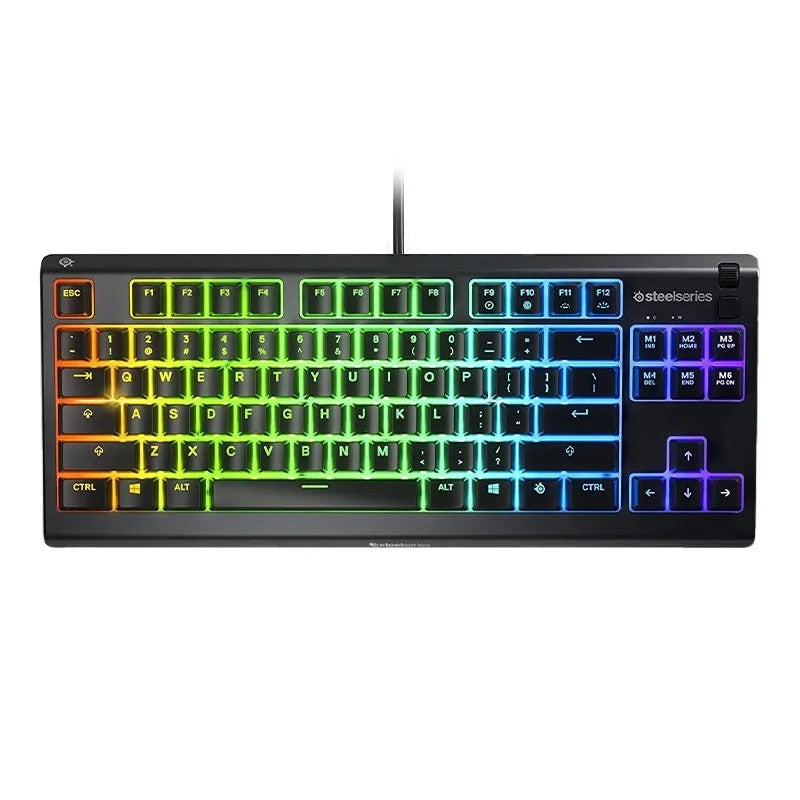 SteelSeries Keyboard membrane Apex 3 TKL, 84key, USB-A, EN, RGB, lavender