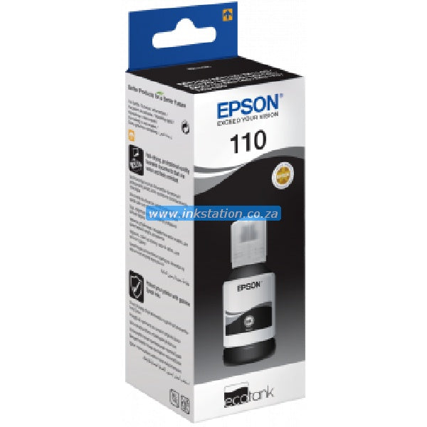 Ink cartridge Epson 110 Ecotank PIGMENT Black XL / 120ML