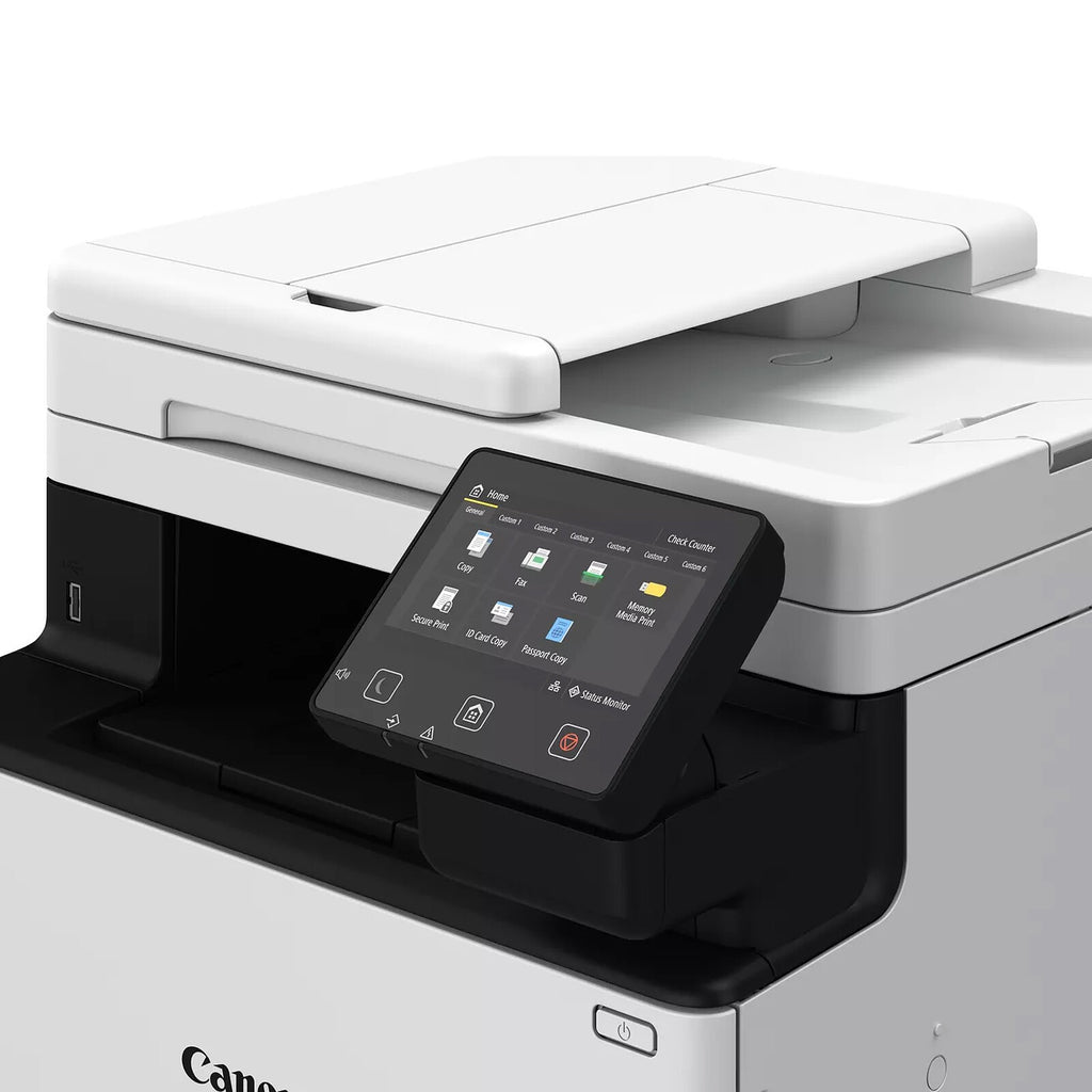 Canon Colour Laser All-In-One MFP I-S MF754Cdw / Single sided: Up to 33ppm (A4) /Double sided (A4): Up to 29 ipm / 2-sided ADF / Duplex/ WIFI /Lan /FA
