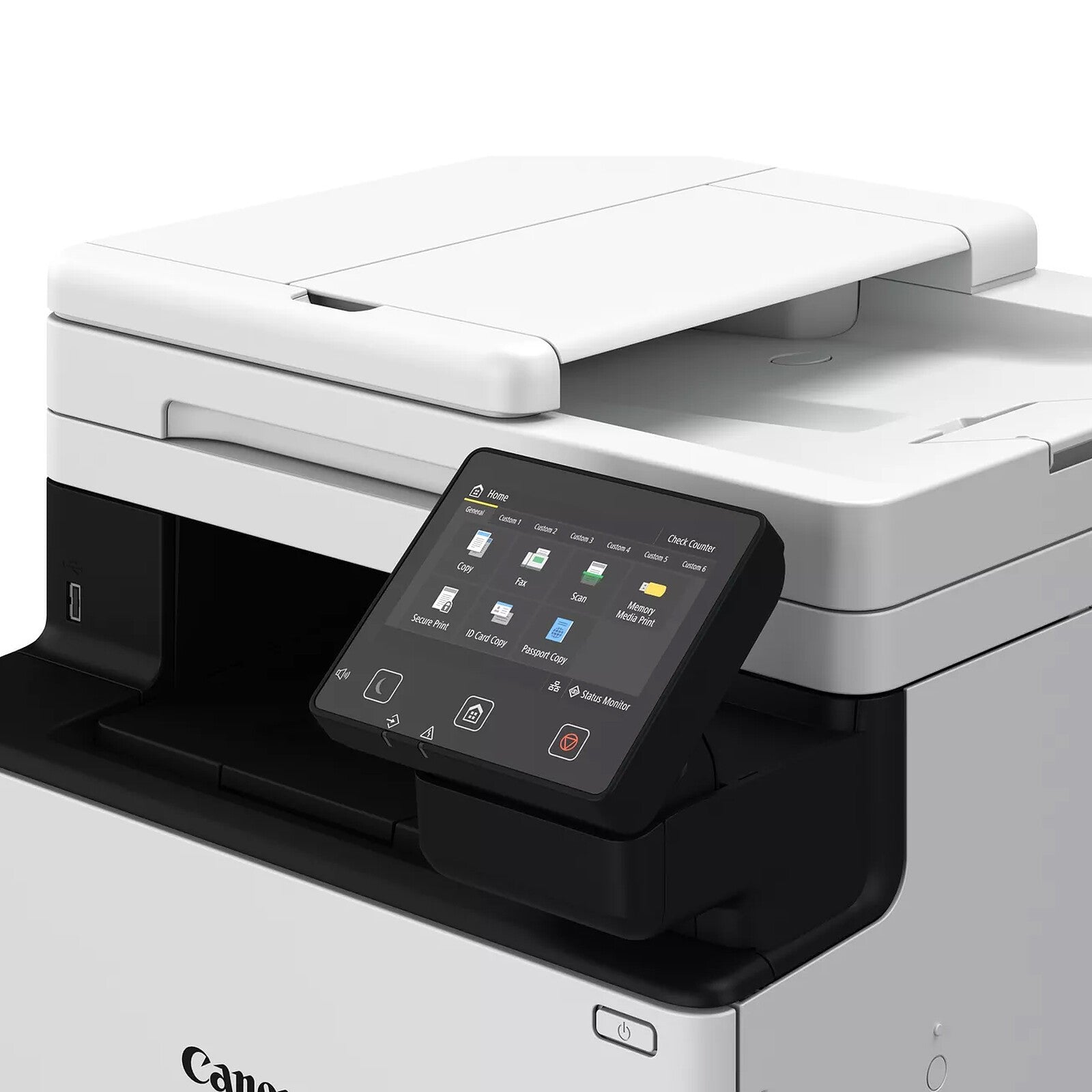 Canon Colour Laser All-In-One MFP I-S MF754Cdw / Single sided: Up to 33ppm (A4) /Double sided (A4): Up to 29 ipm / 2-sided ADF / Duplex/ WIFI /Lan /FA