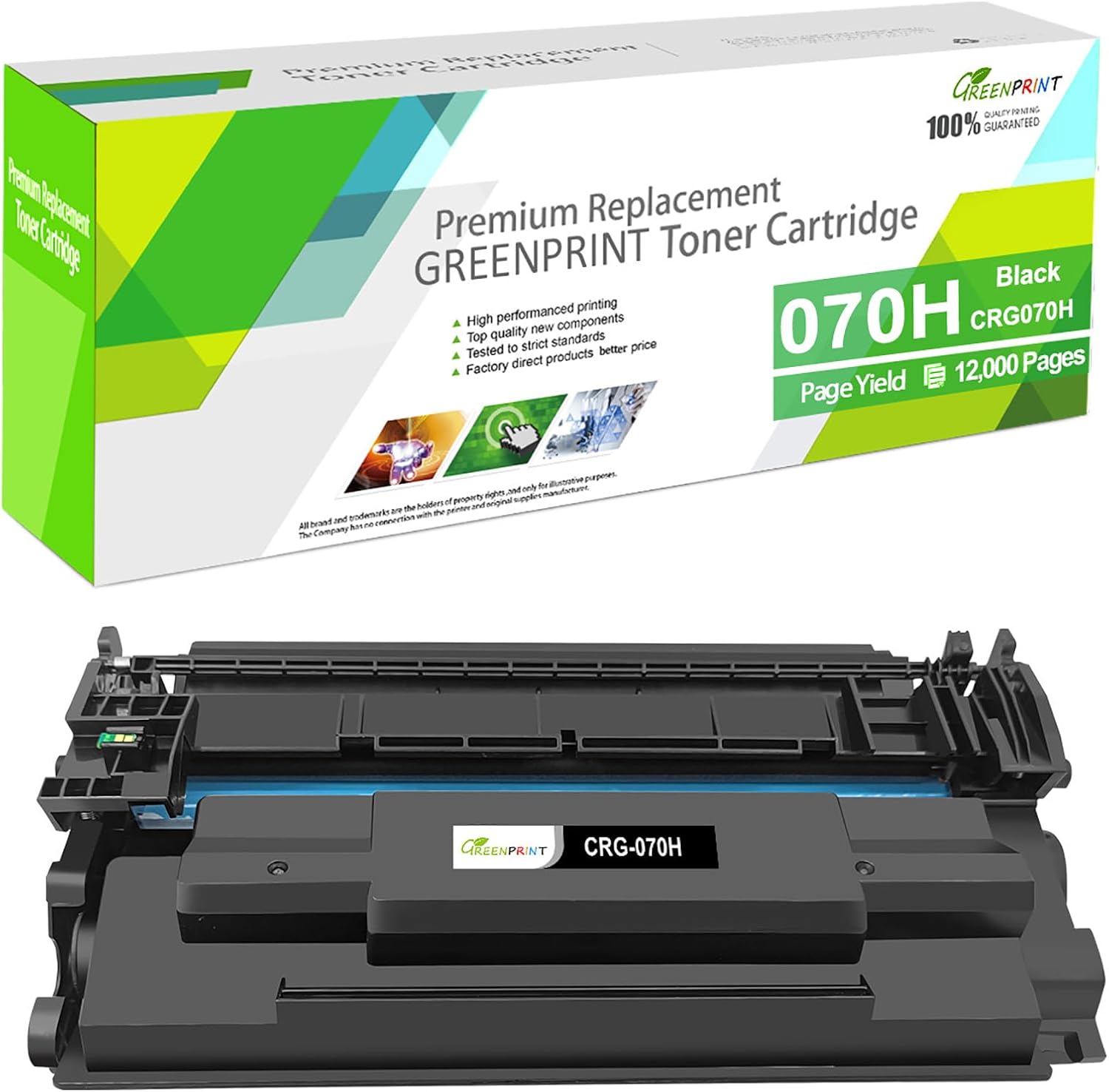 Toner cartridge HP CRG070H + Chip (10000 p)