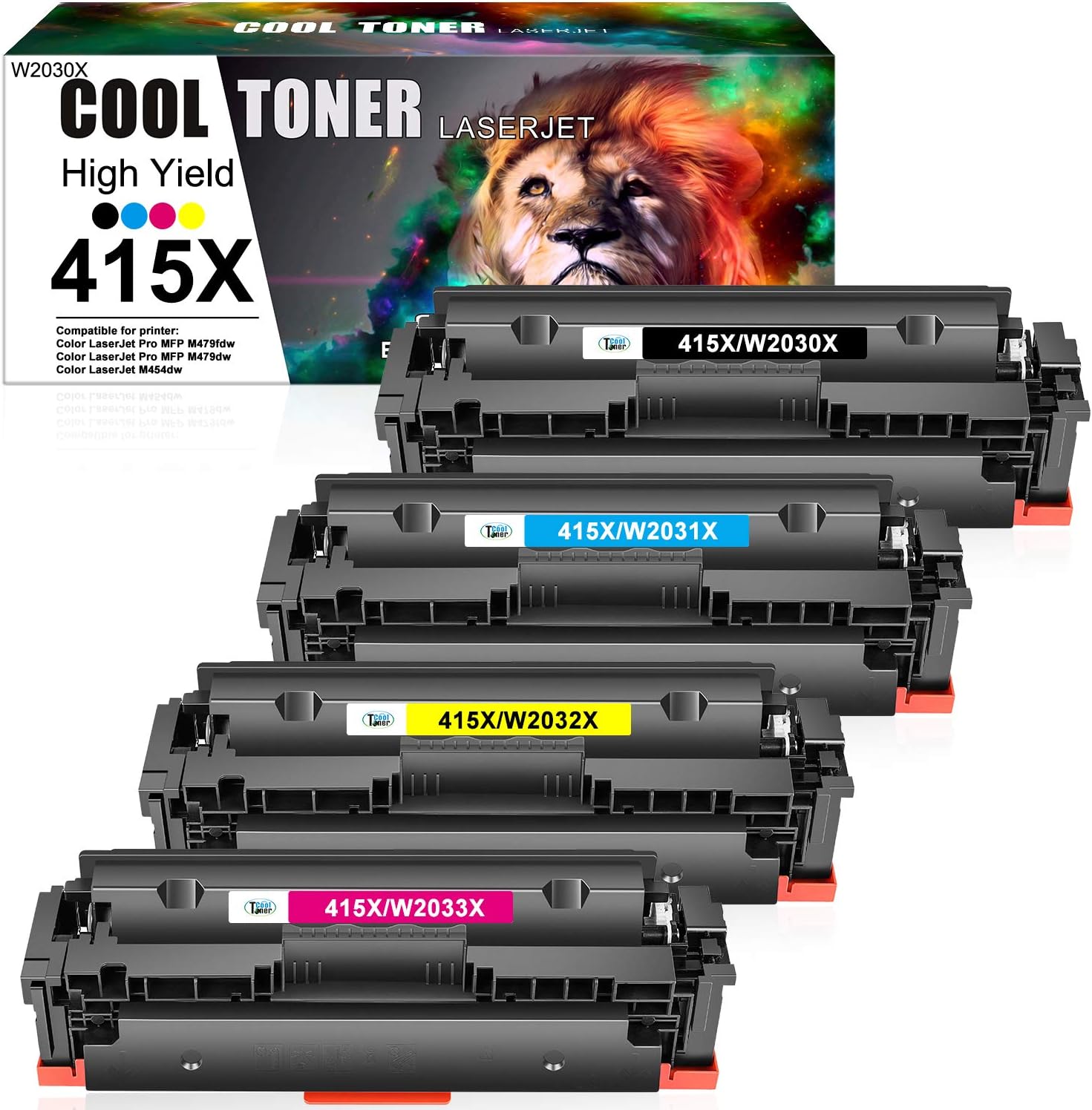 Color toner cartridge W2031X NO CHIP (6000 p)
