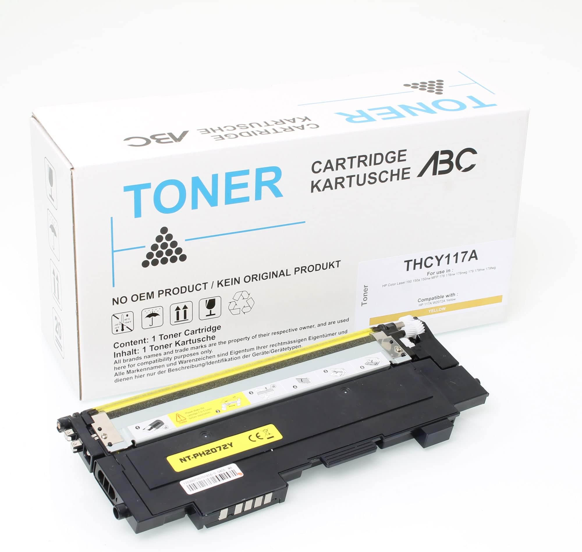 Color toner cartridge W2072A + CHIP (700 p)