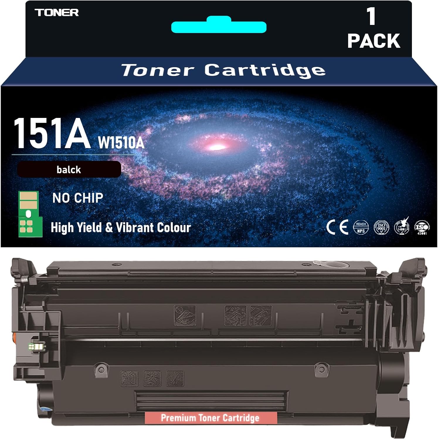 Toner cartridge HP W1510A No chip (3000 p)