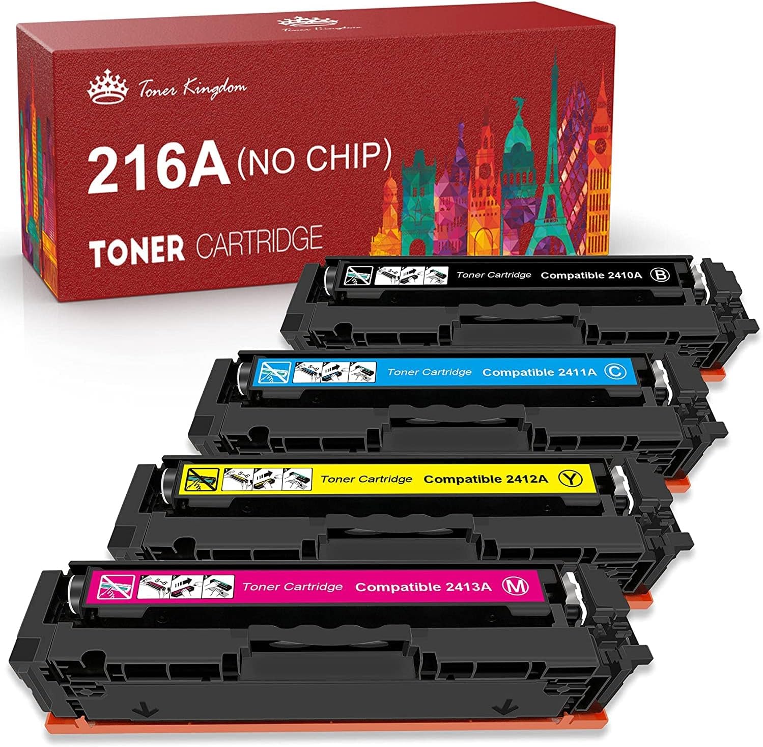 Color toner cartridge W2411A NO CHIP (850 p)