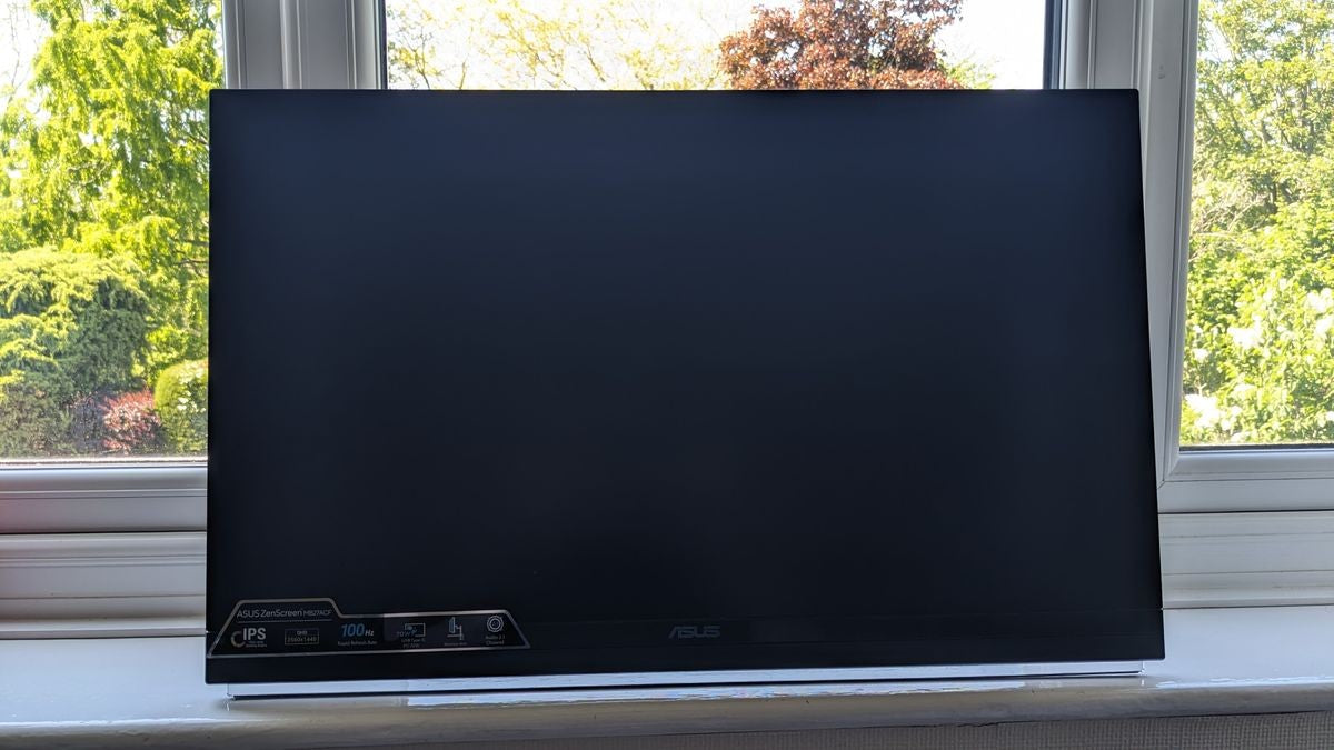 Asus Monitor portable 27" ZenScreen MB27ACF HDMI, USB-C, MM, IPS, 2560x1440, 100Hz, sRGB 99%, AdaptiveSync, Pivot, C-Clamp Arm