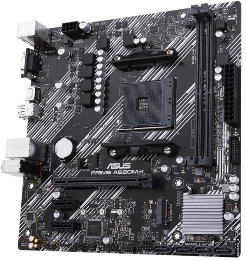 ASUS Motherboard PRIME A520M-K sAM4 A520 2xDDR4 HDMI D-Sub mATX