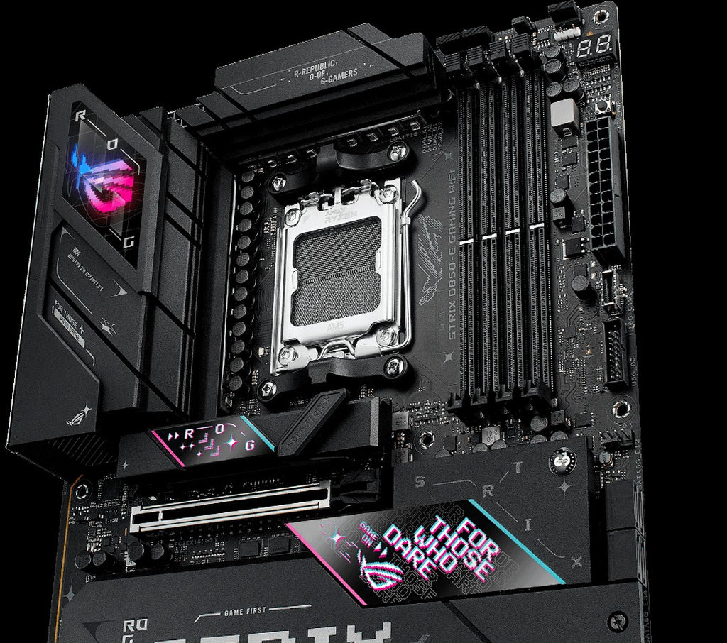 ASUS Motherboard ROG STRIX B850-E GAMING WIFI sAM5 B850 4xDDR5 M.2 HDMI DP USB Type-C Wi-Fi BT ATX