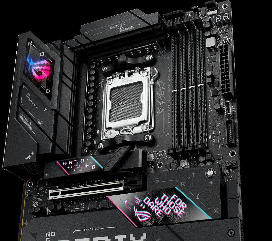 ASUS Motherboard ROG STRIX B850-E GAMING WIFI sAM5 B850 4xDDR5 M.2 HDMI DP USB Type-C Wi-Fi BT ATX