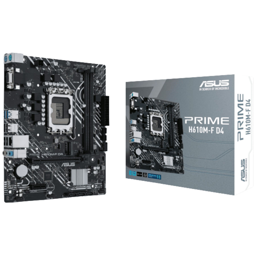 ASUS Motherboard PRIME H610M-K D4 s1700 H610 2xDDR4 M.2 HDMI D-Sub mATX