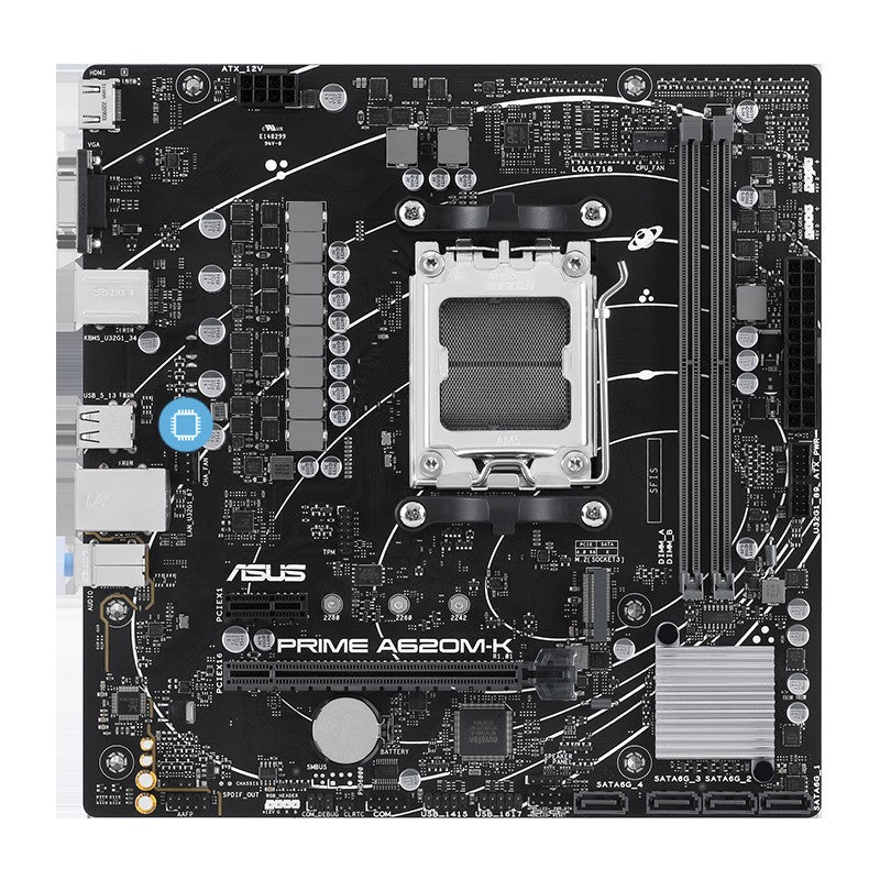 ASUS PRIME A620AM-K sAM5 A620 2xDDR5 HDMI DP mATX