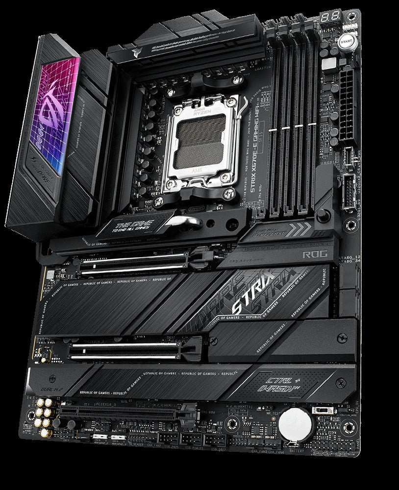 ASUS Motherboard ROG STRIX X670E-E GAMING WIFI sAM5 X670 4xDDR5 M.2 HDMI DP WiFi BT ATX