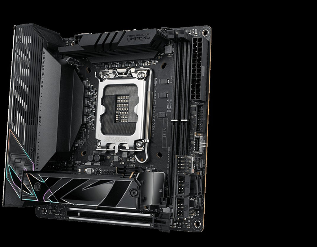 Motherboard ASUS ROG STRIX Z790-I GAMING WIFI s1700 Z790 2xDDR5 M.2 HDMI-Thunderbolt Wi-Fi BT