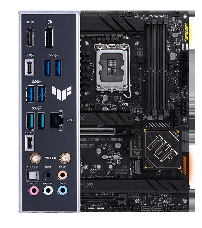 ASUS TUF GAMING Z790-PLUS WIFI s1700 Z790 4xDDR5 M.2 HDMI DP Wi-Fi BT ATX
