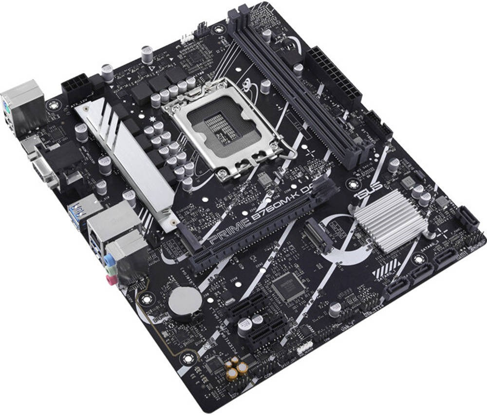 ASUS Motherboard PRIME B760M-K D4 s1700 B760 2xDDR4 M.2 HDMI D-Sub mATX