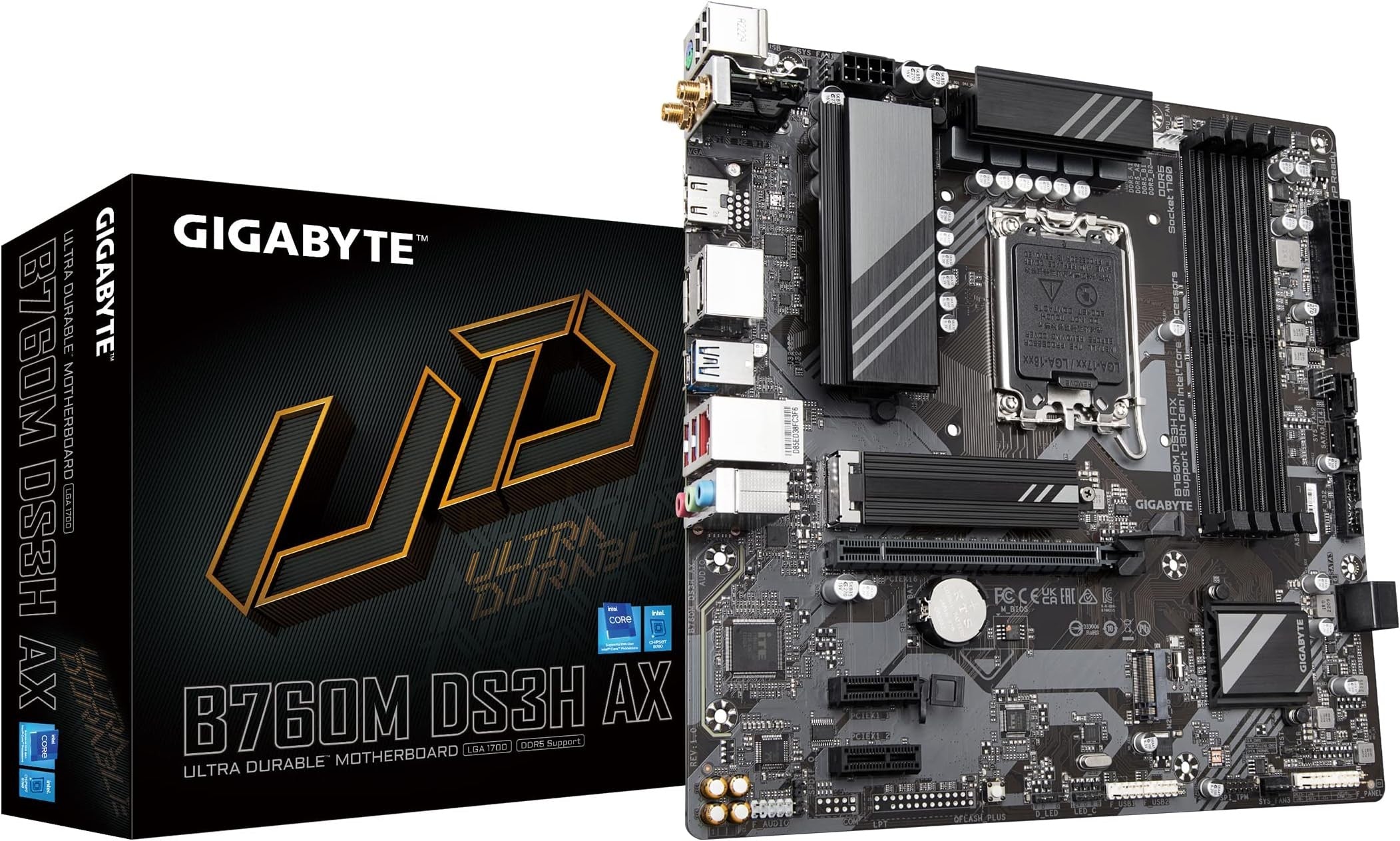 ASUS Motherboard PRIME B760-PLUS s1700 B760 4xDDR5 M.2 HDMI D-Sub DP ATX