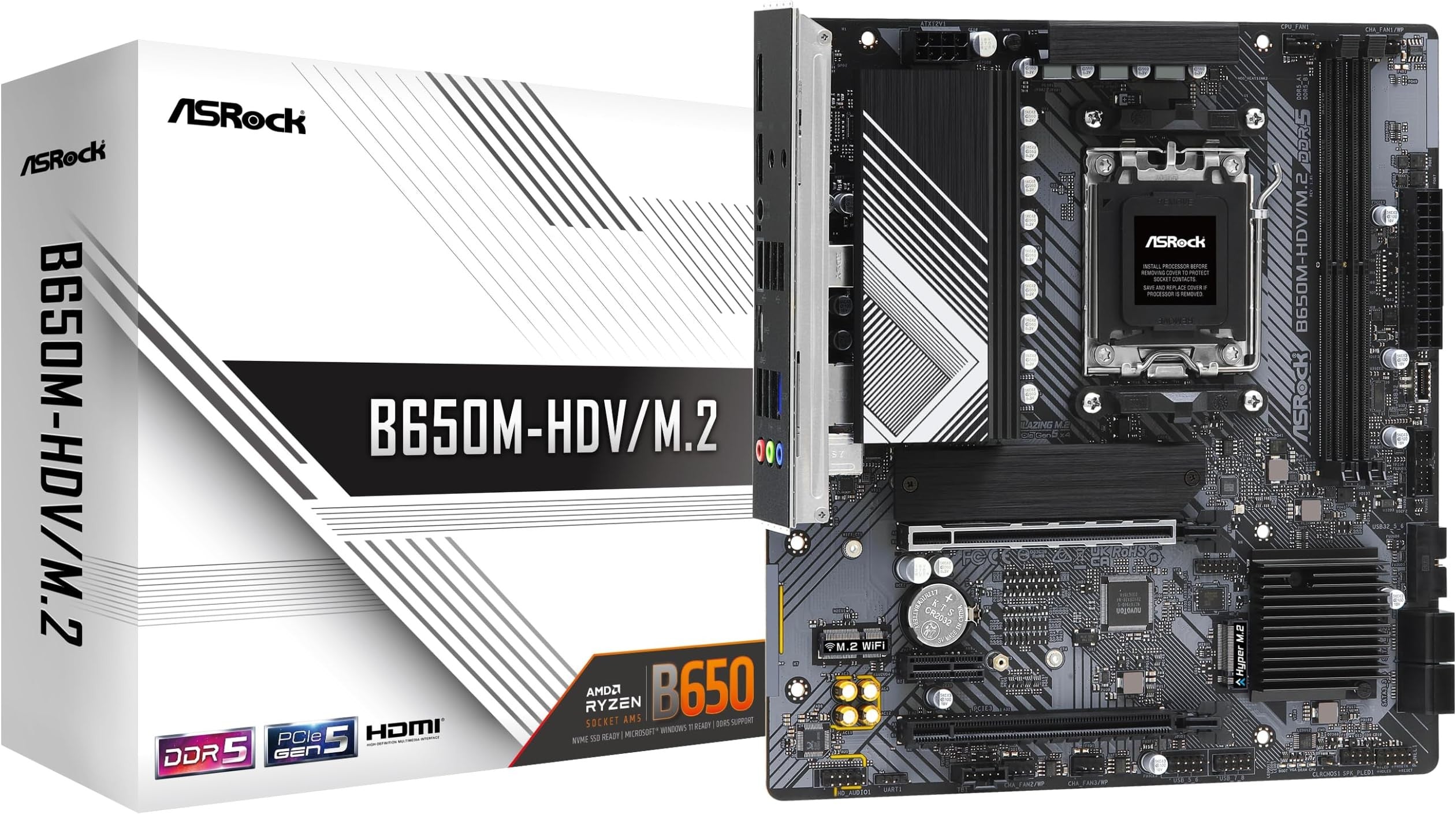 ASUS Motherboard PRIME B650M-A II-CSM sAM5 B650 4xDDR5 M.2 D-Sub HDMI DP mATX